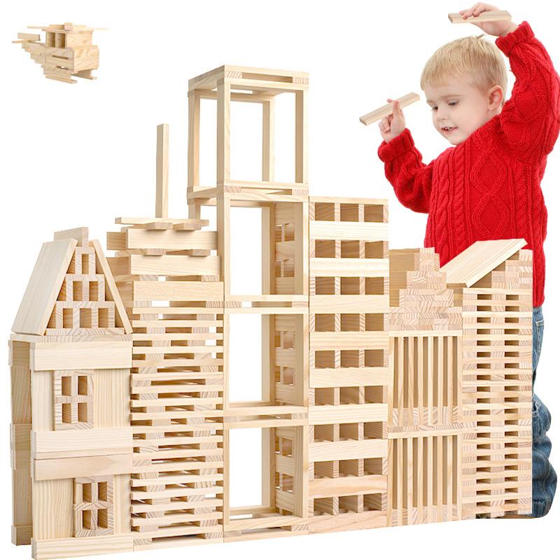 Wooden Building Blocks Toy For Children