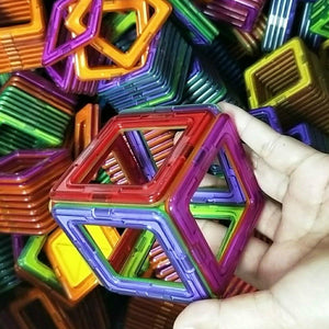 Triangle Square Bricks Magnetic Designer Construction Toys for Children