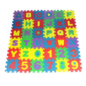 36pcs/set Mini Puzzles Soft EVA Foam Mat