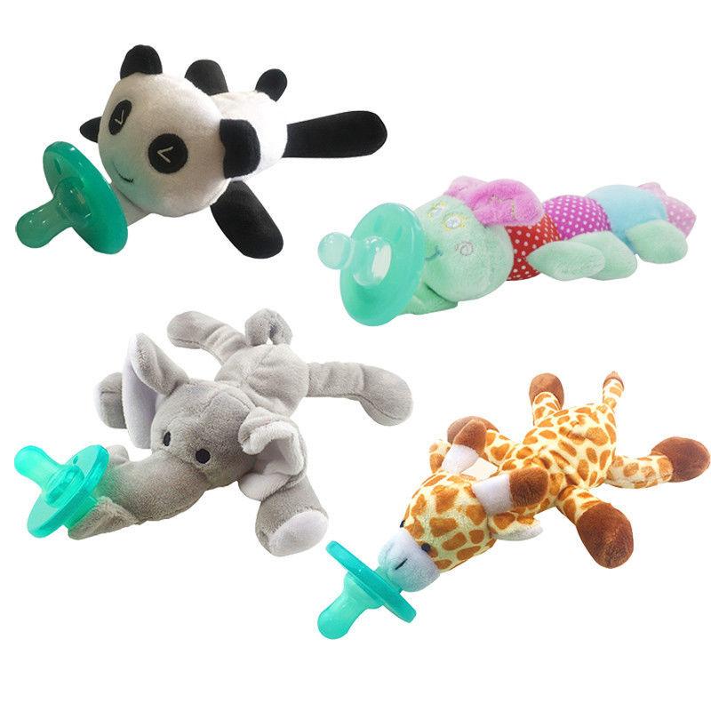 Baby Pacifier With Plush Toy