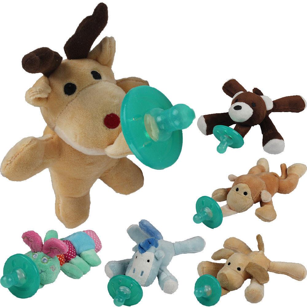 Baby Pacifier With Plush Toy