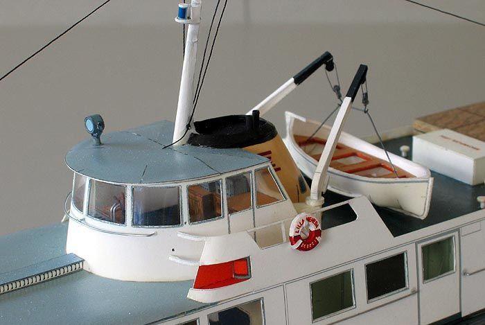 DIY Paper Model Coast Ferry Ship Puzzle Toy