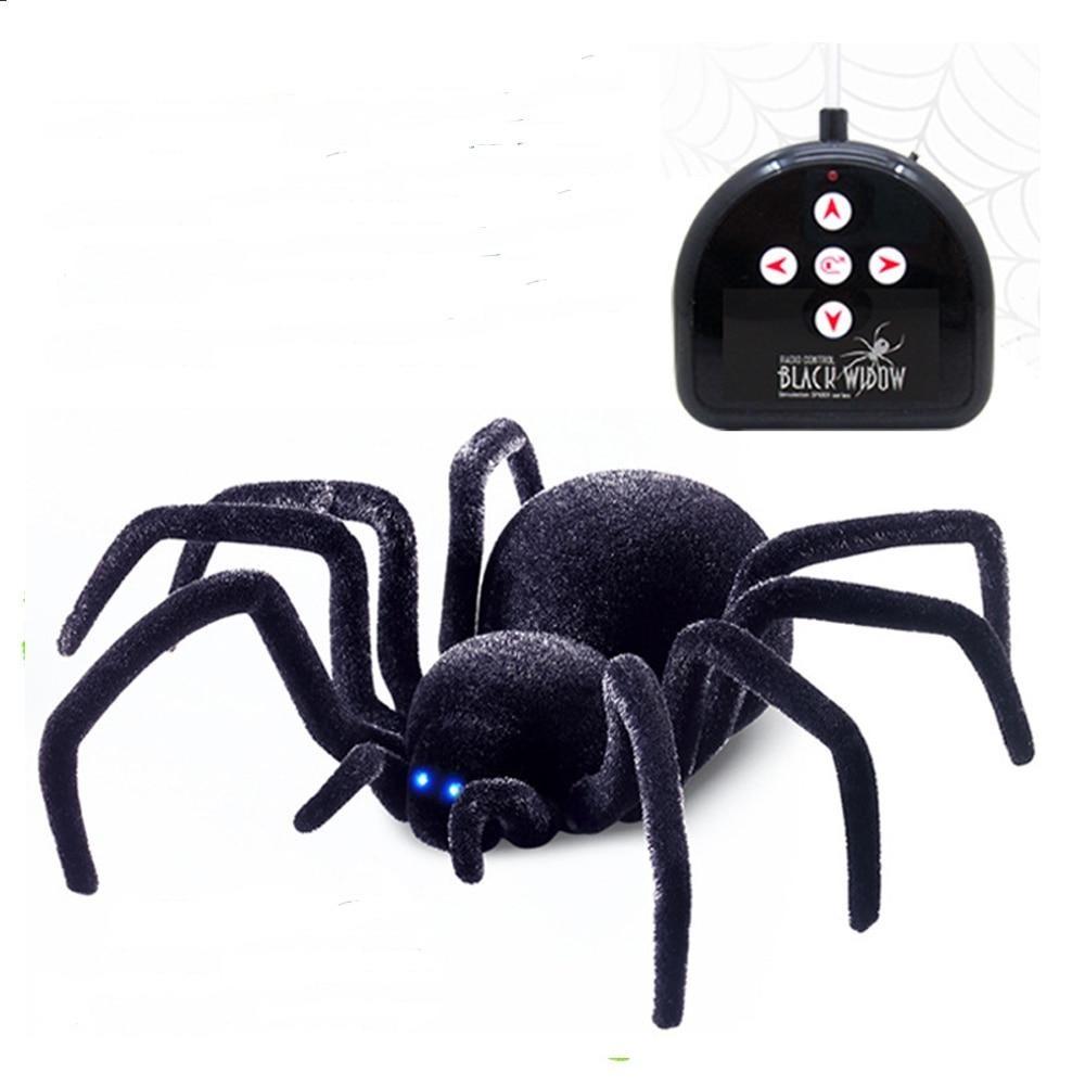 Remote Control Simulation Tarantula with Shine Eyes Toy for Kids
