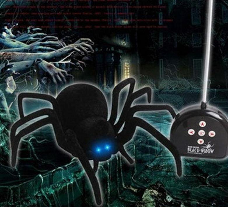 Remote Control Simulation Tarantula with Shine Eyes Toy for Kids