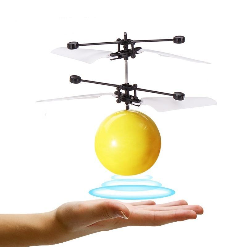 Hand Induction Children Drone Helicopter Ball Built in & Shinning LED Lighting