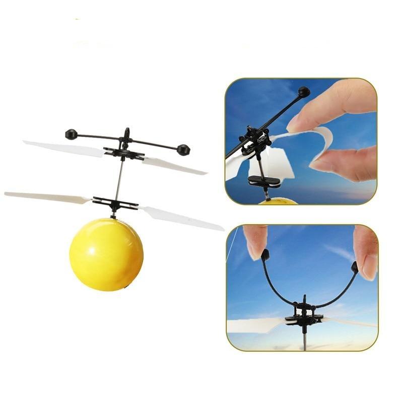 Hand Induction Children Drone Helicopter Ball Built in & Shinning LED Lighting