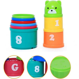 Lovely Bear Letters Piles Cups