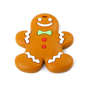 1pc Gingerbread Man baby Teether Toy