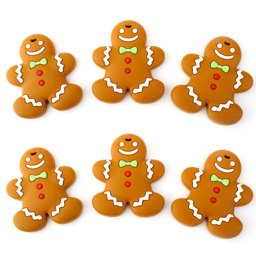 1pc Gingerbread Man baby Teether Toy