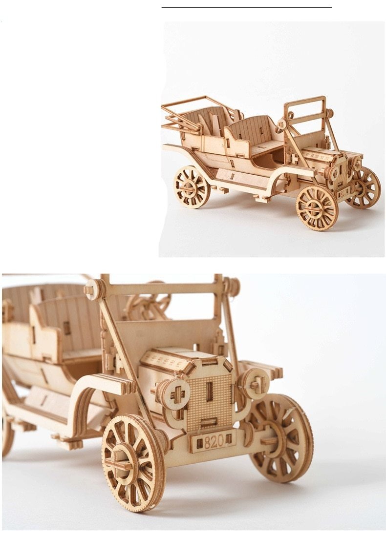 3D Wooden Puzzle Assembly Wood Kits