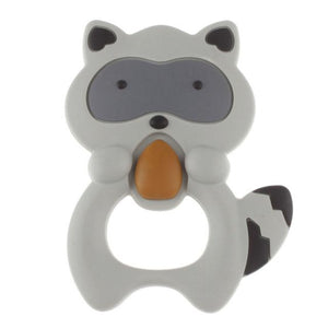 Raccoon Silicone Baby Teether